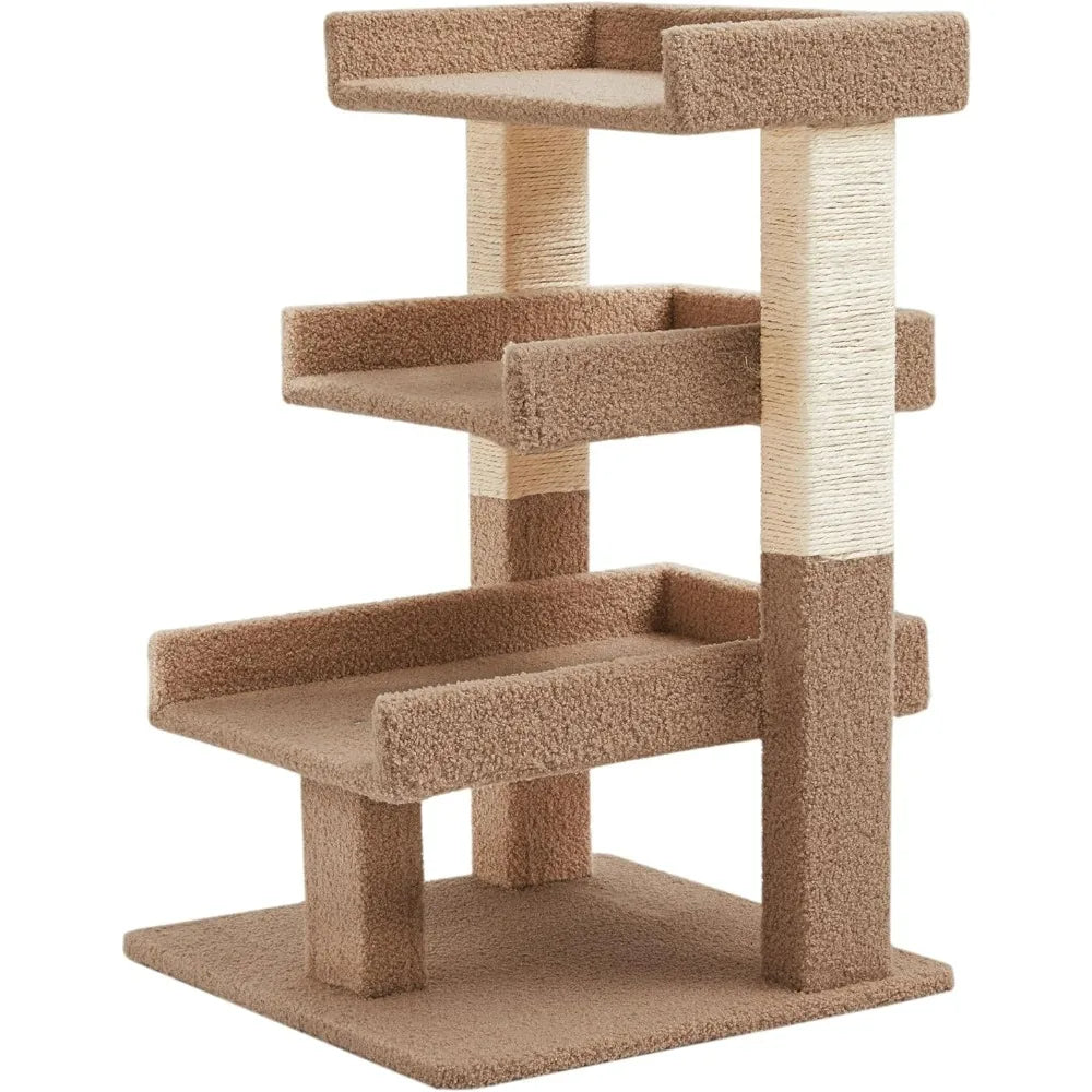 Cat Tree with Scratching Post 3 - Tier Tower