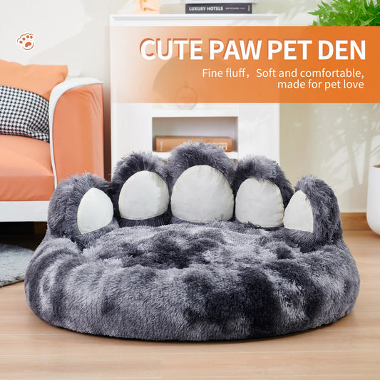 Cozy Comfy Paw Shaped Pet Dog Bed