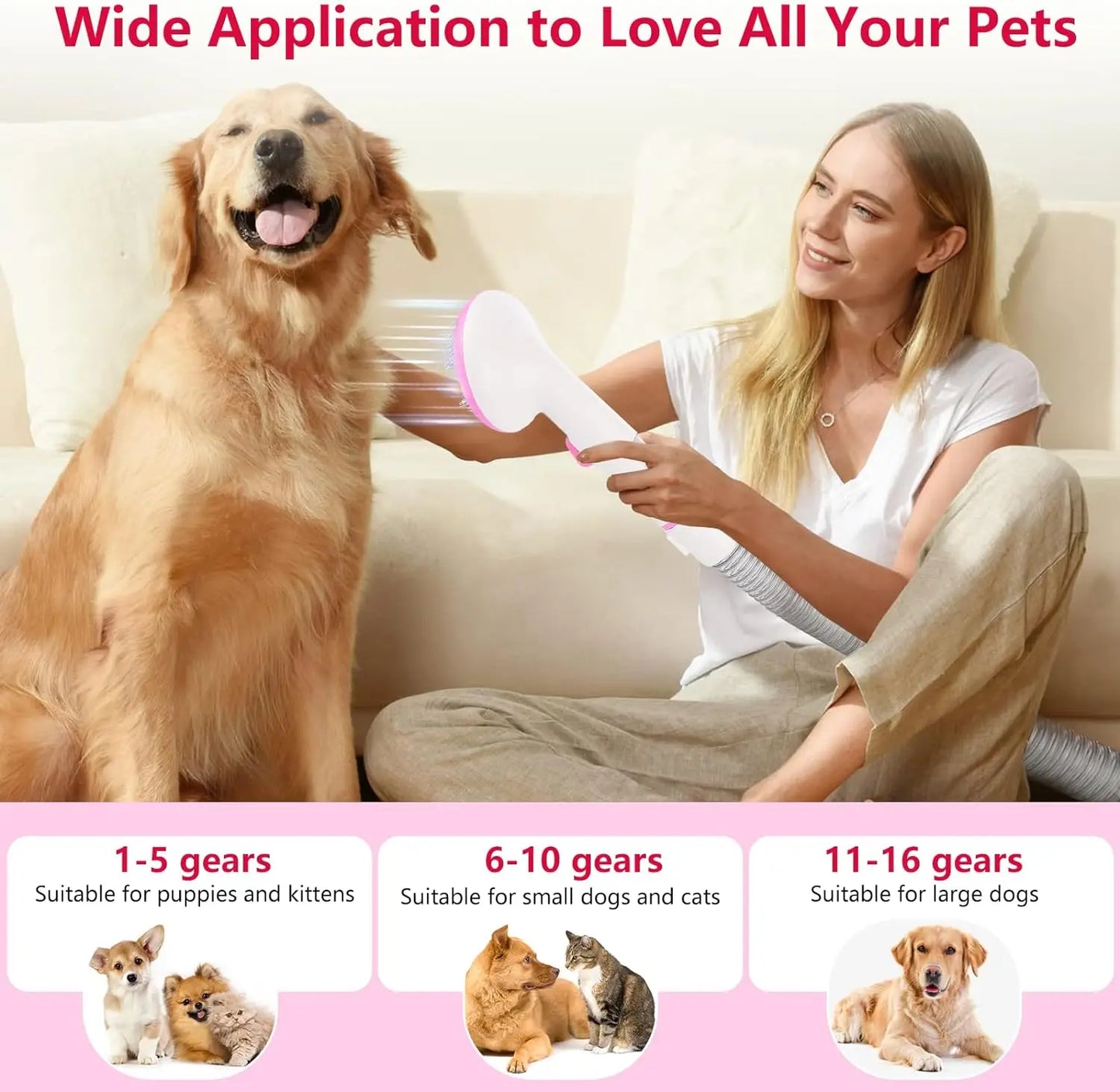 Pet Grooming Vacuum Dog/Cat