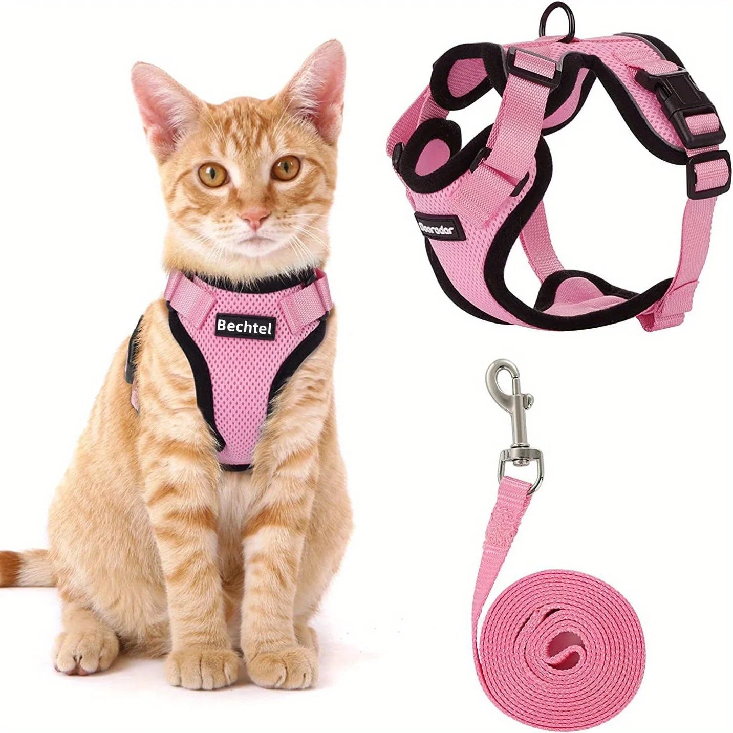 Cat Leash Non-Slip Adjustable Leash &  Vest
