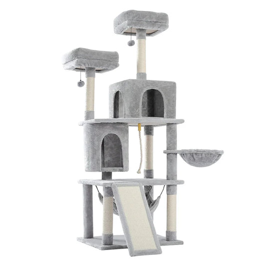 Multi-Level Cat Tree Tower Scratching Post for Cats & Kitten