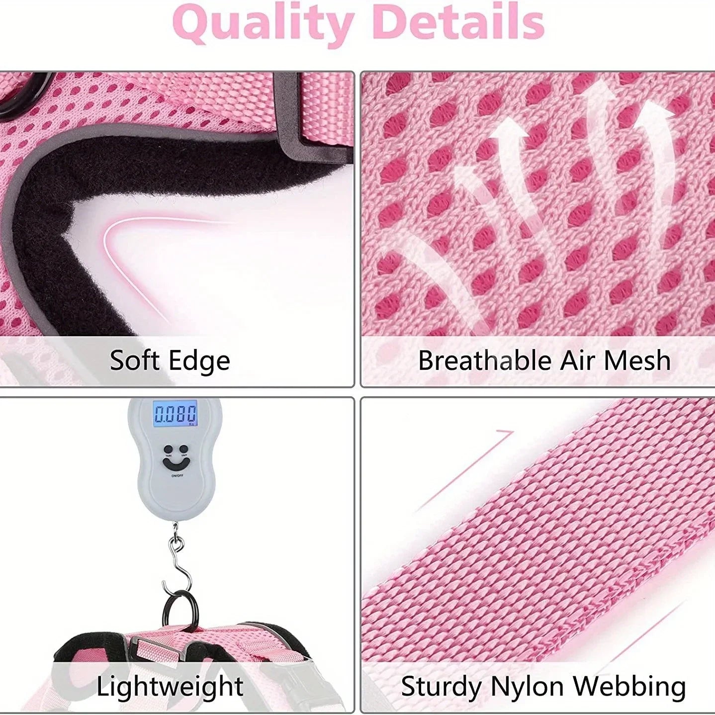 Cat Leash Non-Slip Adjustable Leash &  Vest