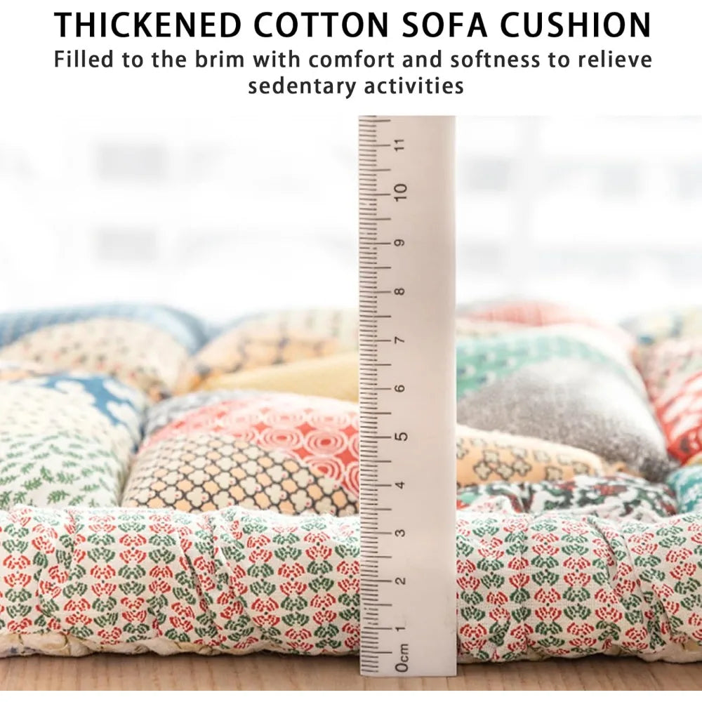 Washable Nonslip Cotton Quilted Large Pet Couch Protective Blanket Cover