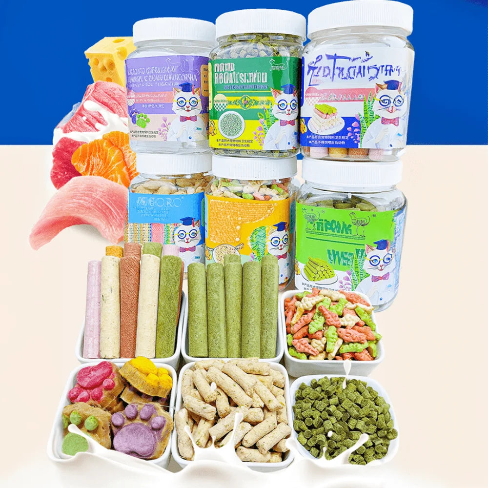 Chicken Cat Grass Milk Stick Hairball Support & Teeth Cleaning