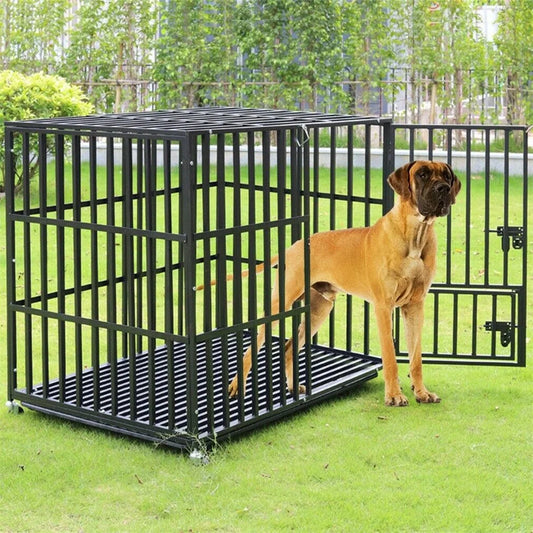 XXL Heavy Metal Dog Kennel Tear Resistant