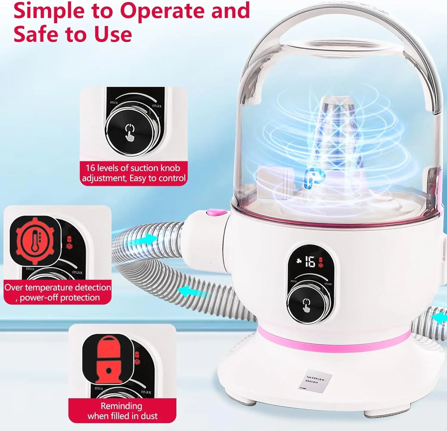 Pet Grooming Vacuum Dog/Cat