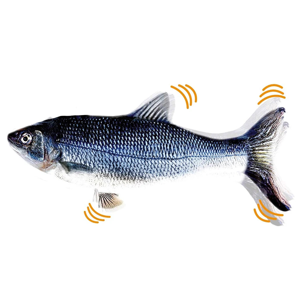 Cat Toy Fish Interactive Electric Floppy Fish USB Charger