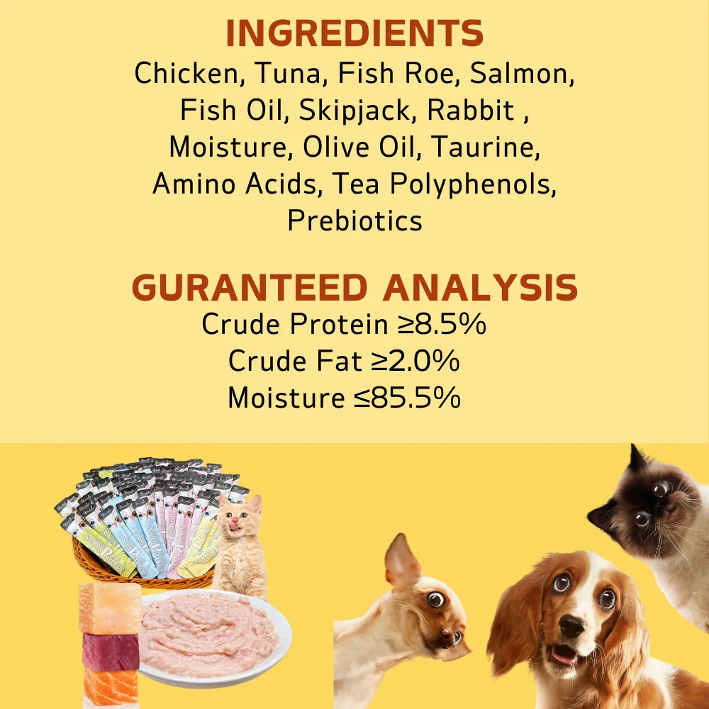 Cat Stick Chicken, Rabbit, Tuna & Salmon Flavor