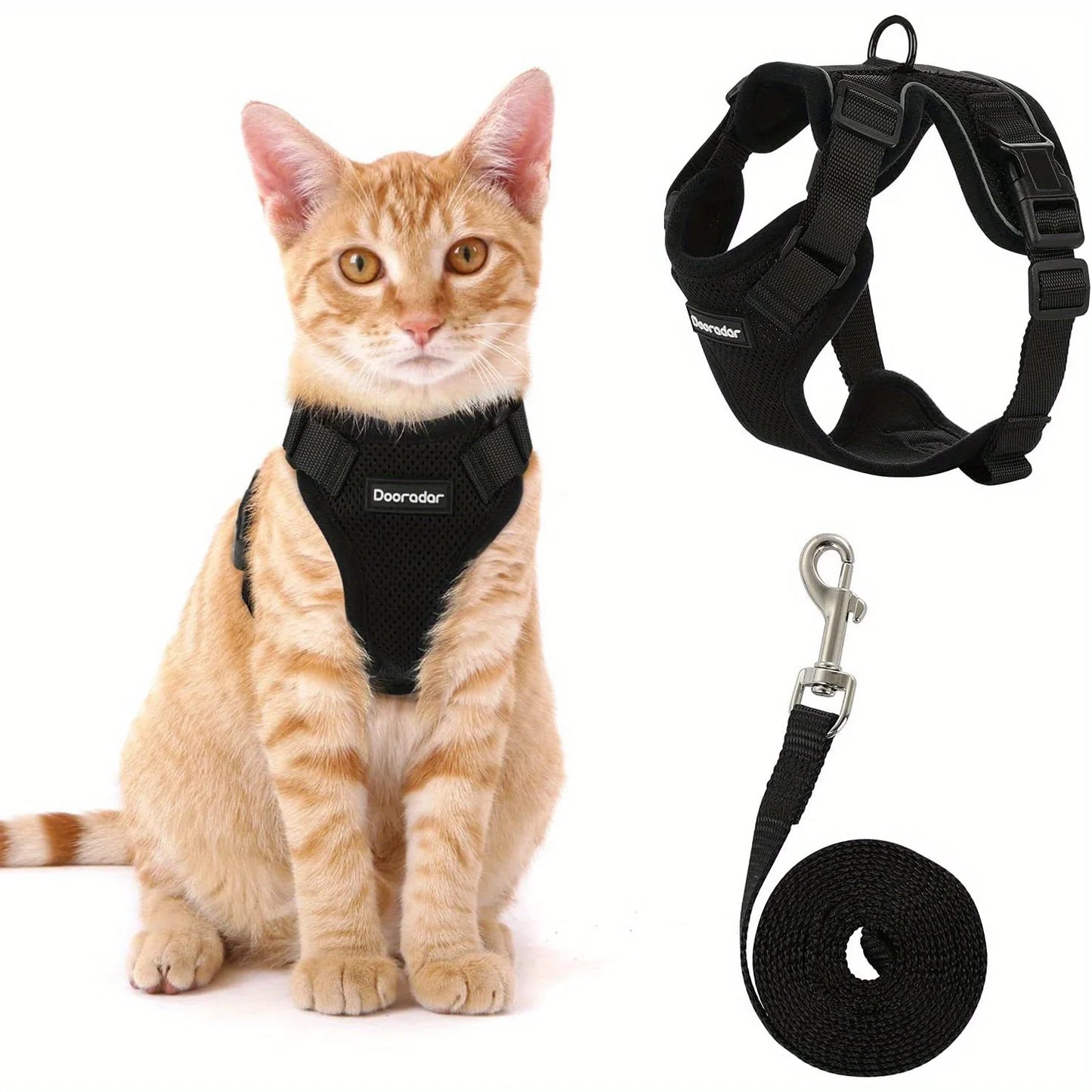 Cat Leash Non-Slip Adjustable Leash &  Vest
