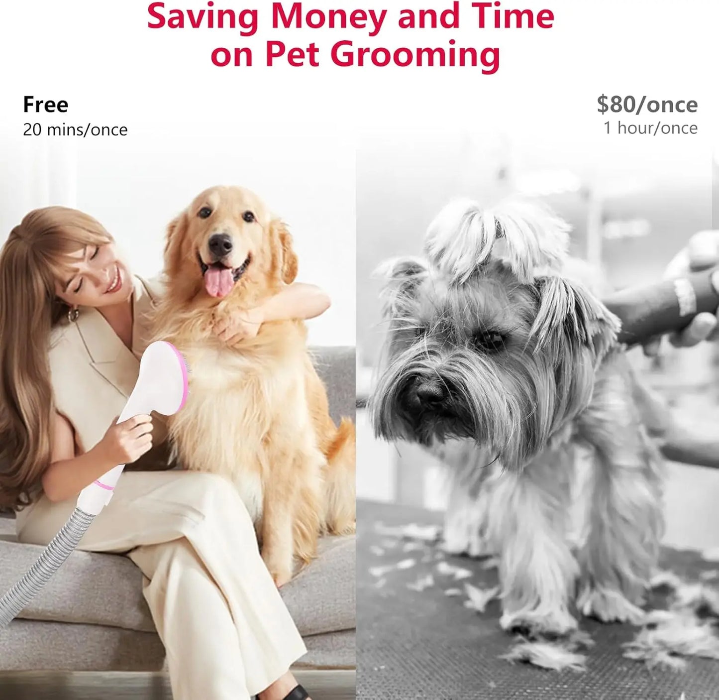 Pet Grooming Vacuum Dog/Cat