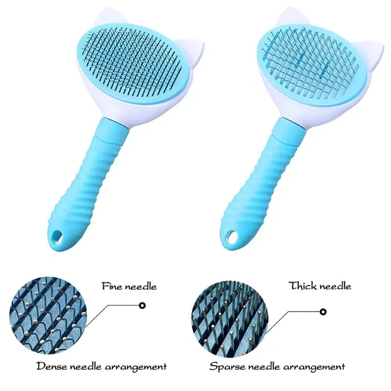 Pet High Quality Self cleaning Brush Professional Grooming brush for Dogs, Cats