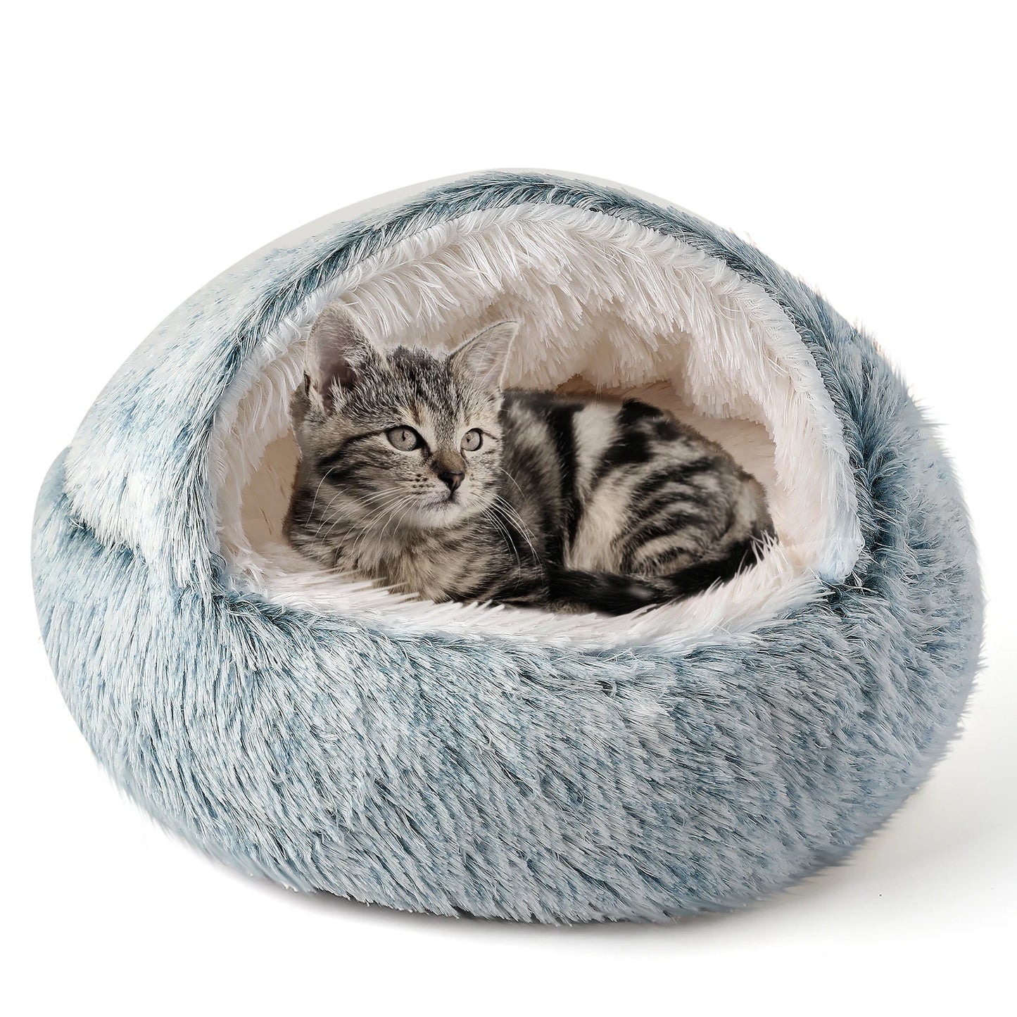 25'' Pet Cat or Dog Beds Nest Soft Comfortable Semi-enclosed