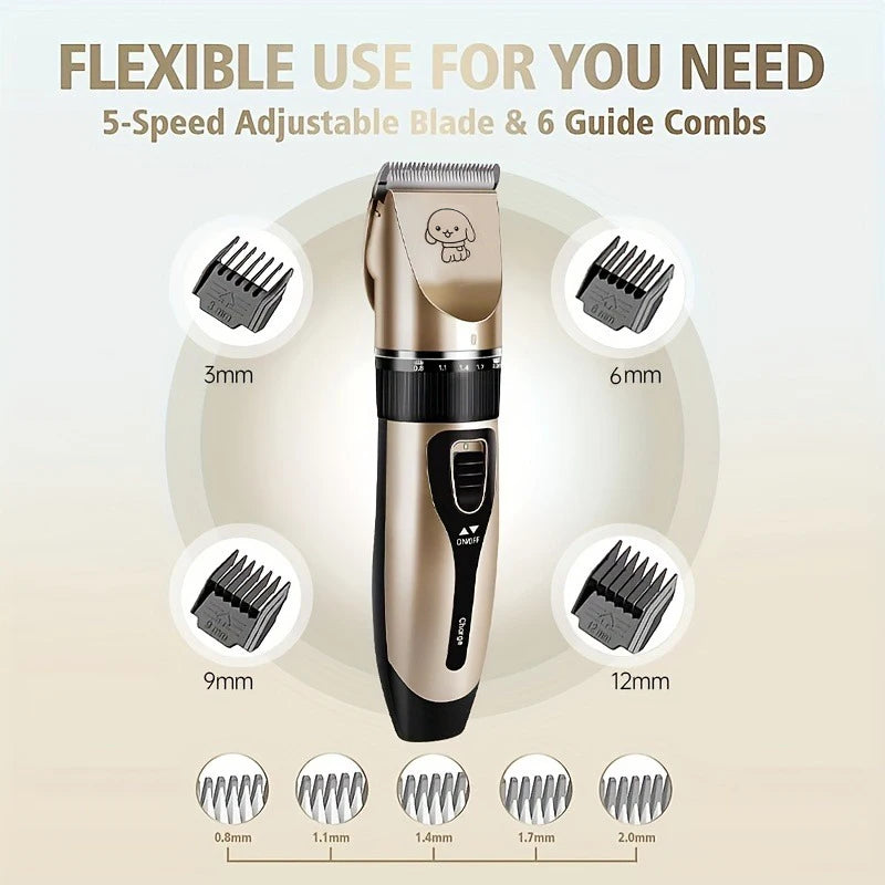 Pet Hair Trimmer Electric Precision Clippers Perfect for Professional Grooming