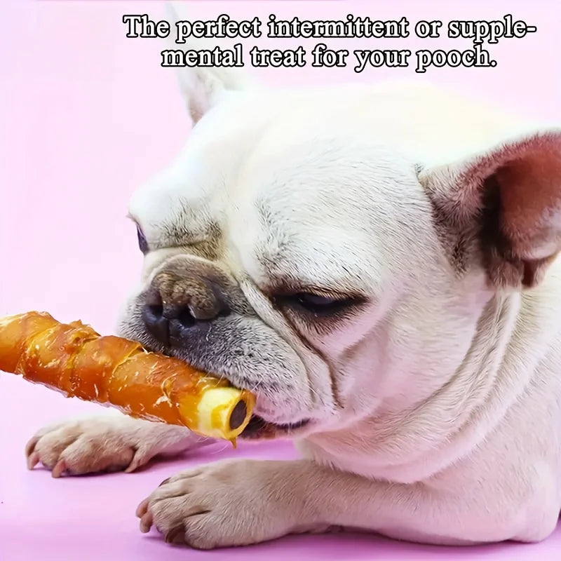 Chicken Wrapped Cowhide Beef Stuffed Stick Treats  5.29oz