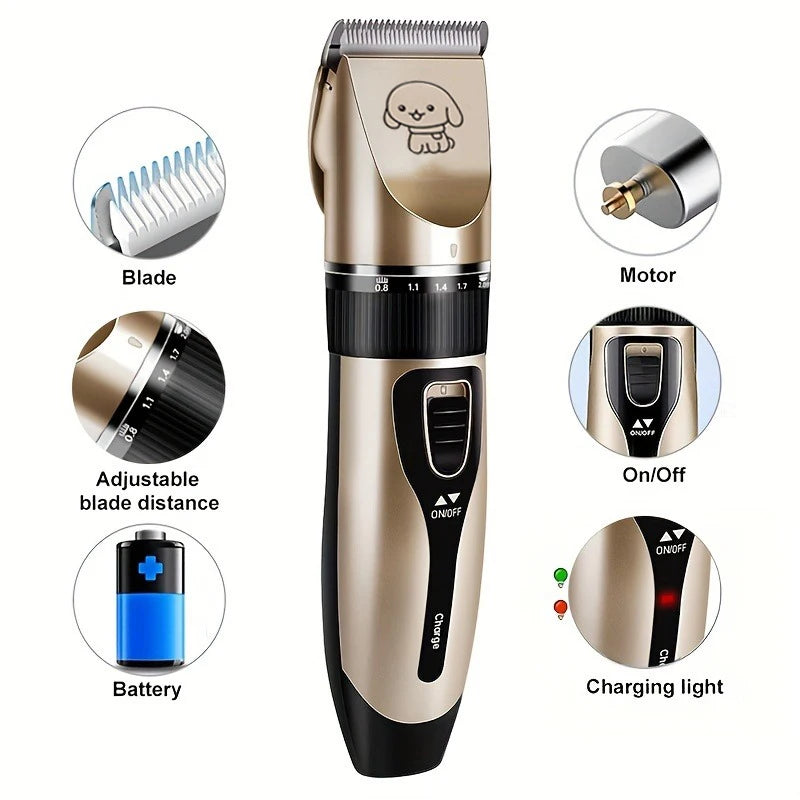 Pet Hair Trimmer Electric Precision Clippers Perfect for Professional Grooming