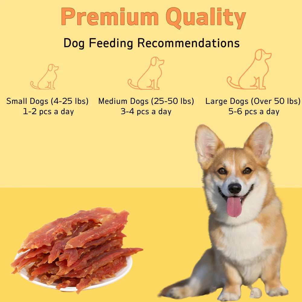 2 Pack Healthy Chicken Jerky Treat Made with Real Chicken