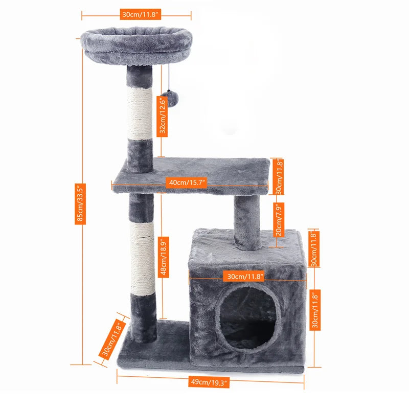 Cat Tree Cat Tower Small Scratching Post
