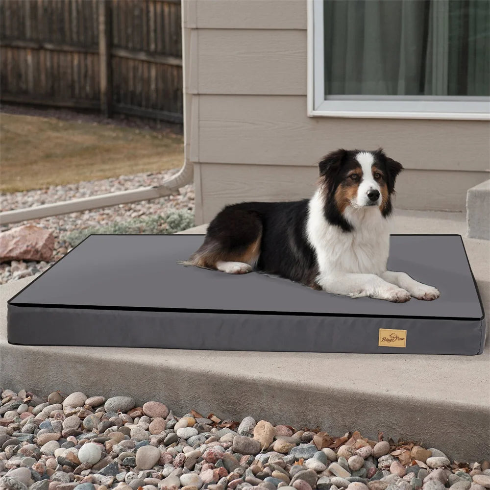 Large Orthopedic Dog Bed Waterproof Cushion-Removable Washable Cover