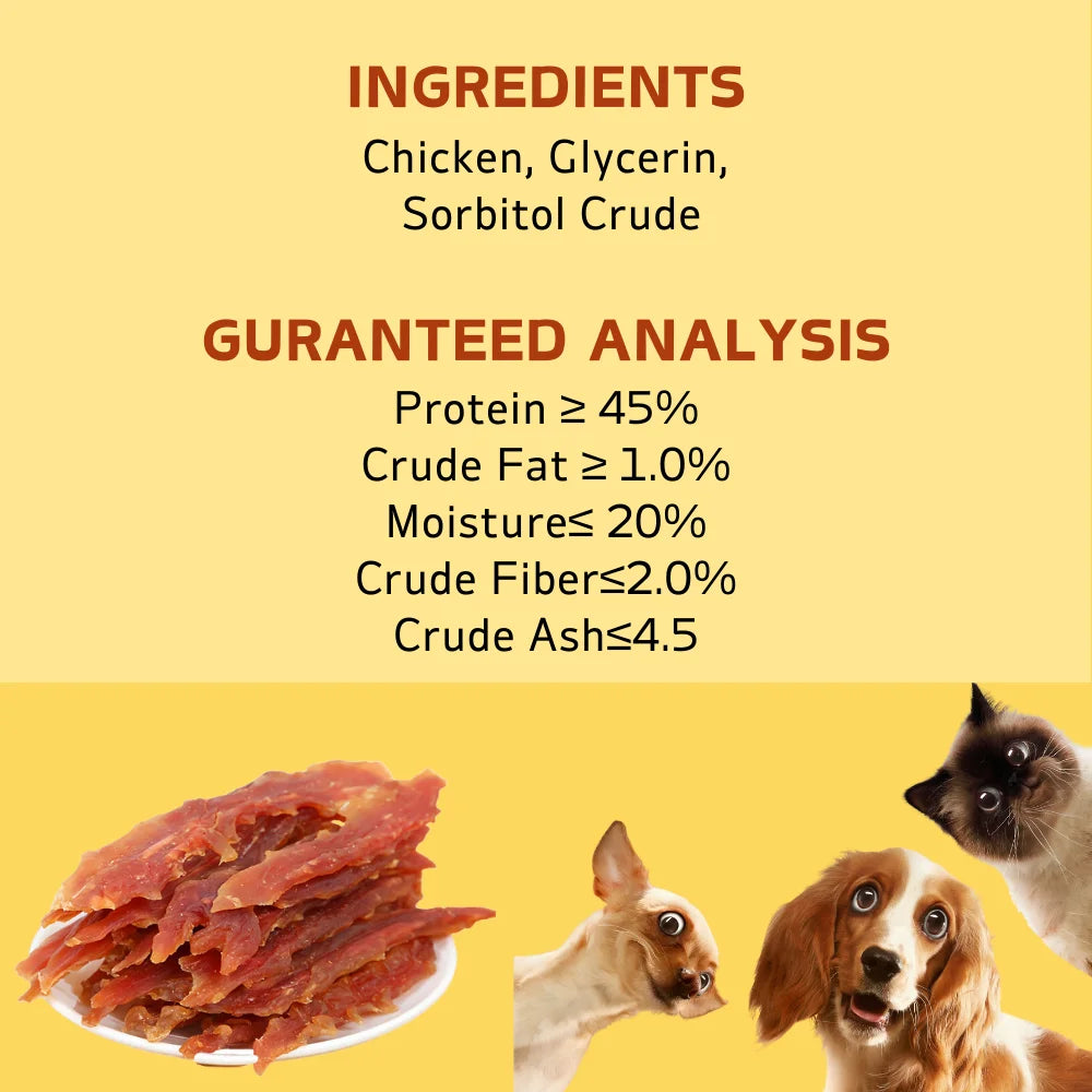 2 Pack Healthy Chicken Jerky Treat Made with Real Chicken