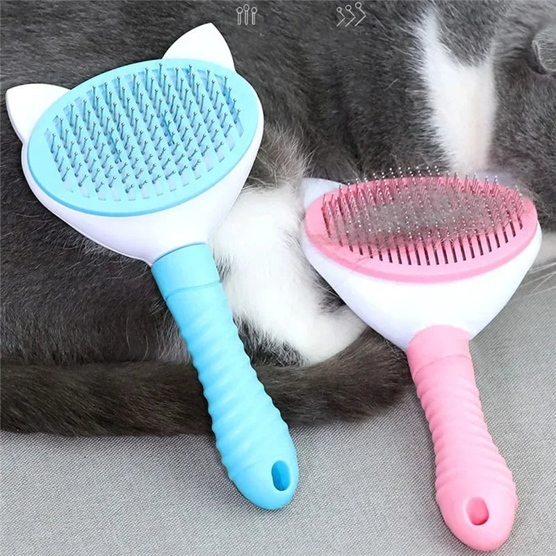 Pet High Quality Self cleaning Brush Professional Grooming brush for Dogs, Cats