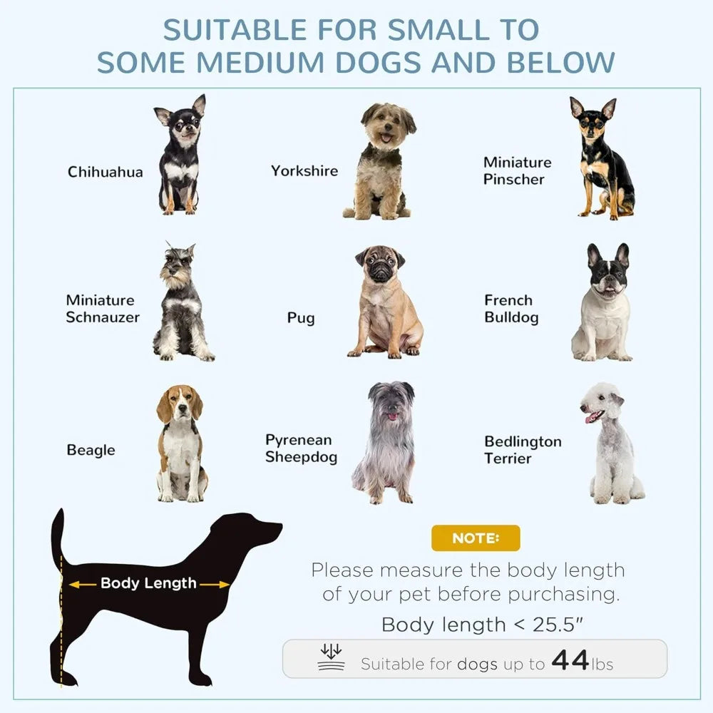 Dog Crate Metal Kennel with Lockable Wheels, Double Door Removable Tray